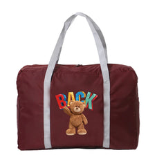 Unisex Travel Duffle Bag Foldable Bear Series Print