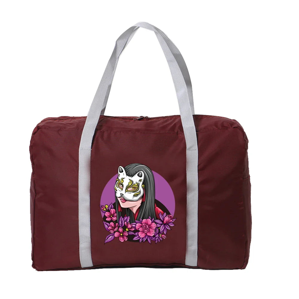 Travel Bag Unisex Foldable Handbag Large Capacity Portable Bags