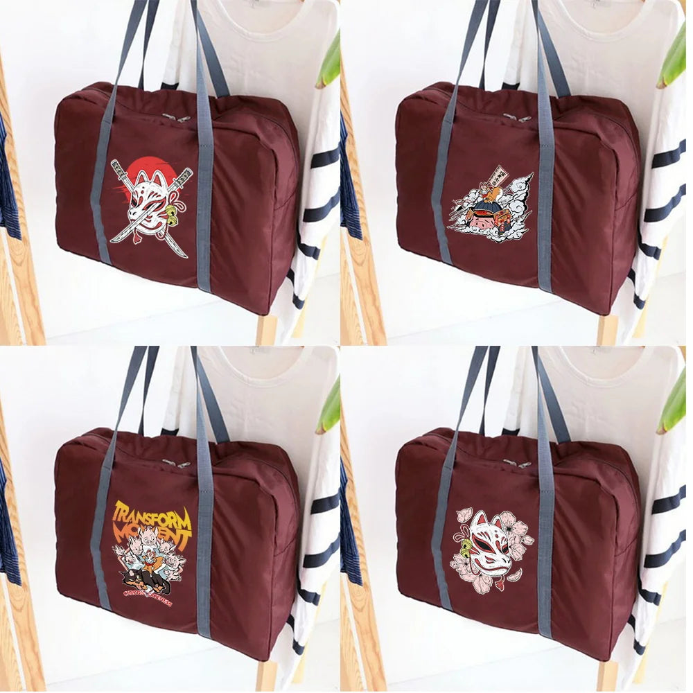 Travel Bag Unisex Foldable Handbag Large Capacity Portable Bags