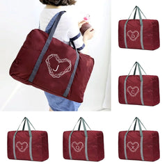 Unisex Foldable Travel Bag Handbags Organizer Large Capacity Portable Luggage