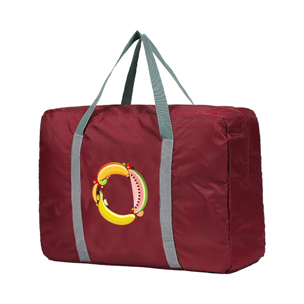 Foldable Travel Bag Portable Luggage Organizer Large Capacity Handbag