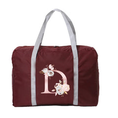 Large Capacity Unisex Handbag Organizer Pink Flower Lette