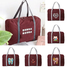 Foldable Travel Bag Handbags Organizers Large Capacity Luggage Teeth Waterproof
