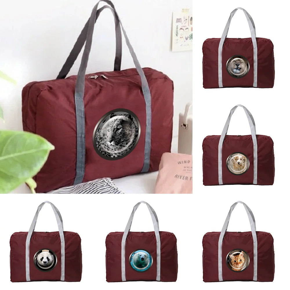Foldable Handbag Organizers Large Capacity Luggage Bag Travel Acc