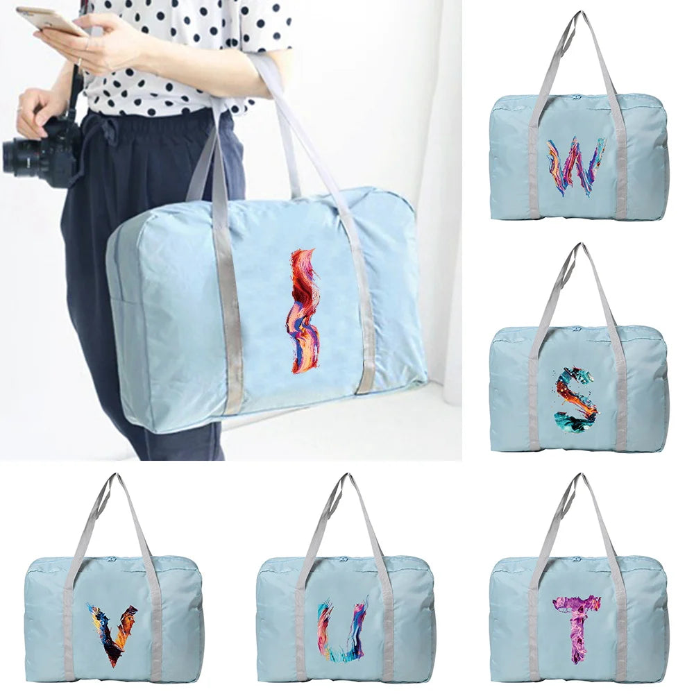 Large Capacity Waterproof Travel Bag Foldable Storage Handbags