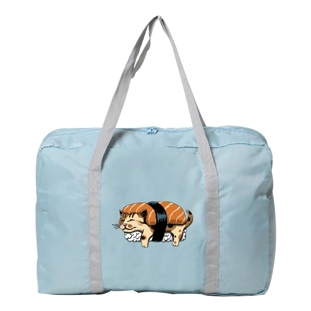 Large Capacity Nylon Travel Bag Waterproof Foldable Handbags