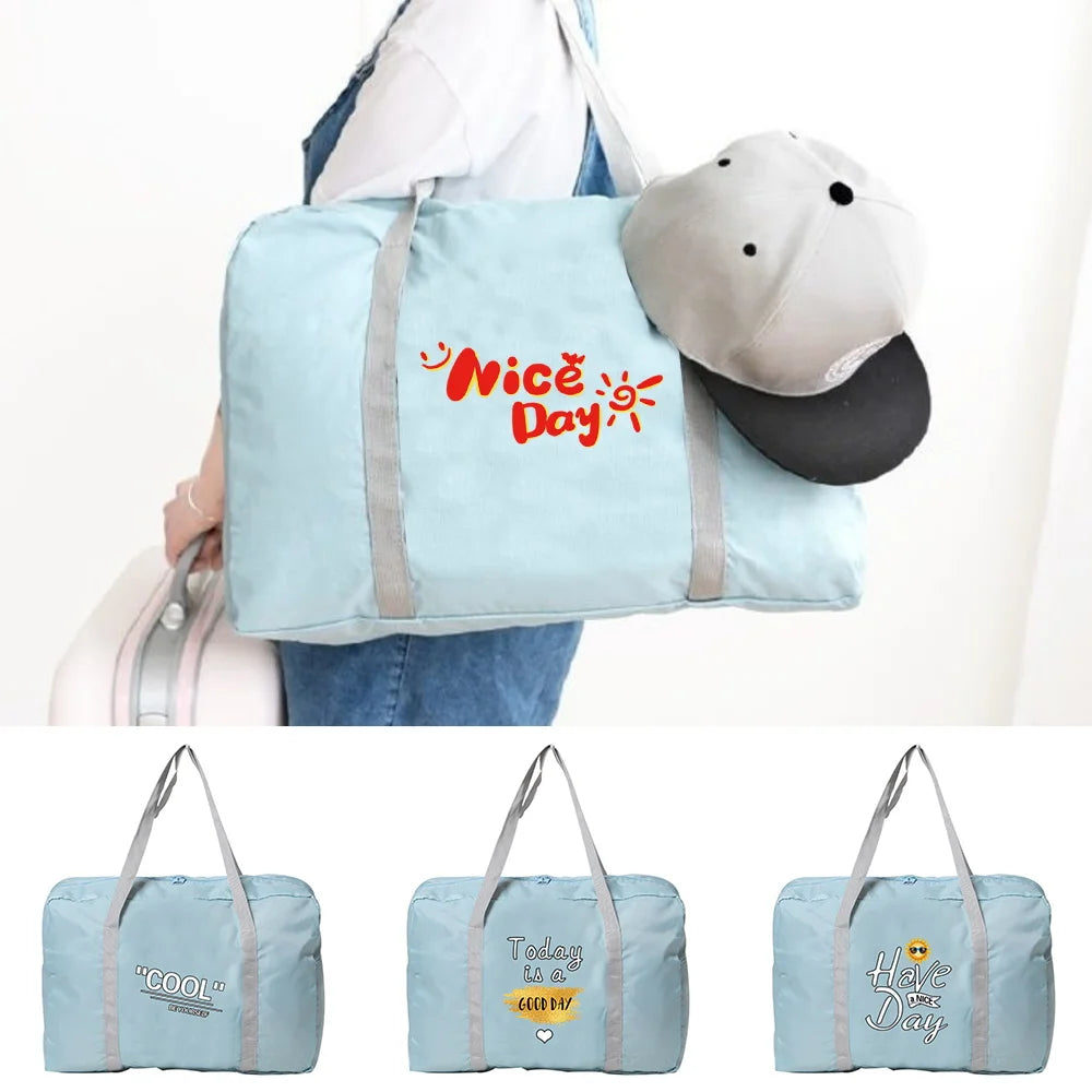 Food Series Print Large Capacity Travel Bag