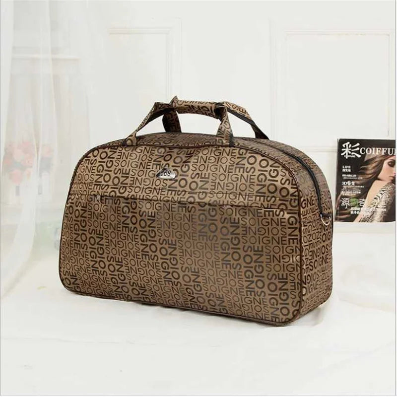 Women Large Capacity Travel Bag, Glamor Girl Duffle Bag