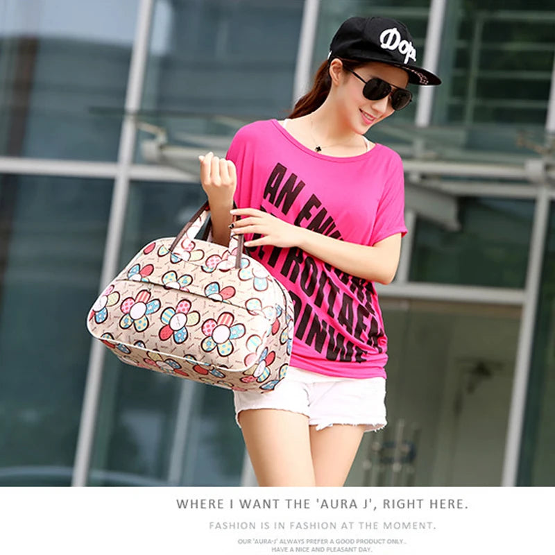 Women's Large Capacity Travel Duffle Bag