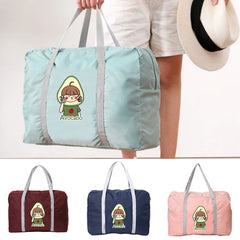 Women's Foldable Yoga Fitness Travel Bag Waterproof Large Capacity Handbag