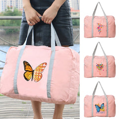 Travel Bag Women Camping Luggage Butterfly Print Toiletries Organizer