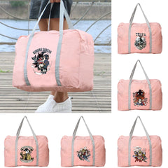 Women's Samurai Print Travel Bag, Foldable Toiletries Organizer