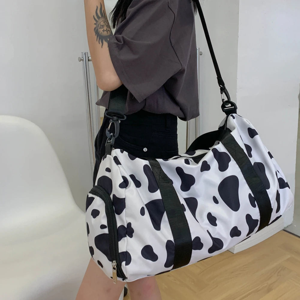 Large Capacity Waterproof Duffle Shoulder Bags with Shoe Compartment