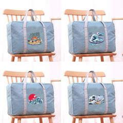 Large Capacity Duffle Bag Unisex Weekend Organizer Foldable Clothes Storage