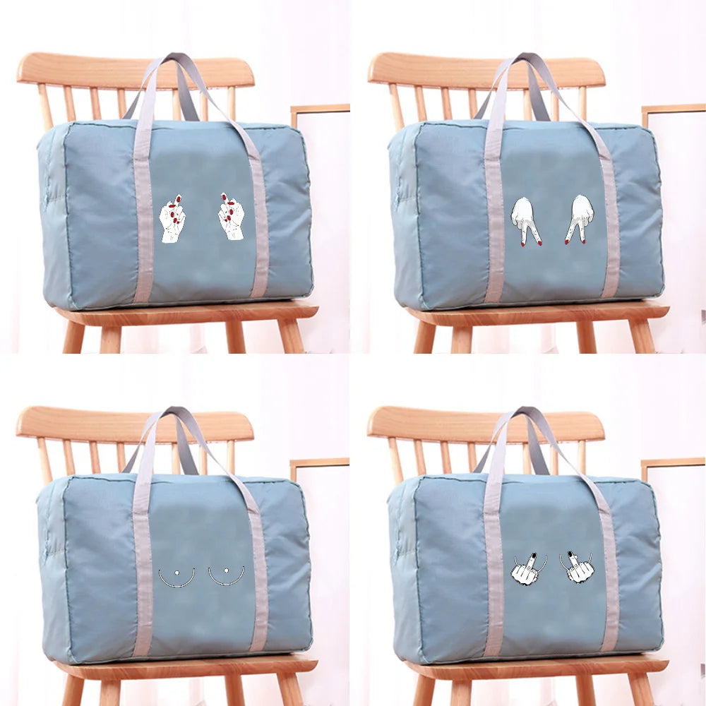 Large Capacity Unisex Travel Duffle Bag, Weekend Organizers, Clothes Storage