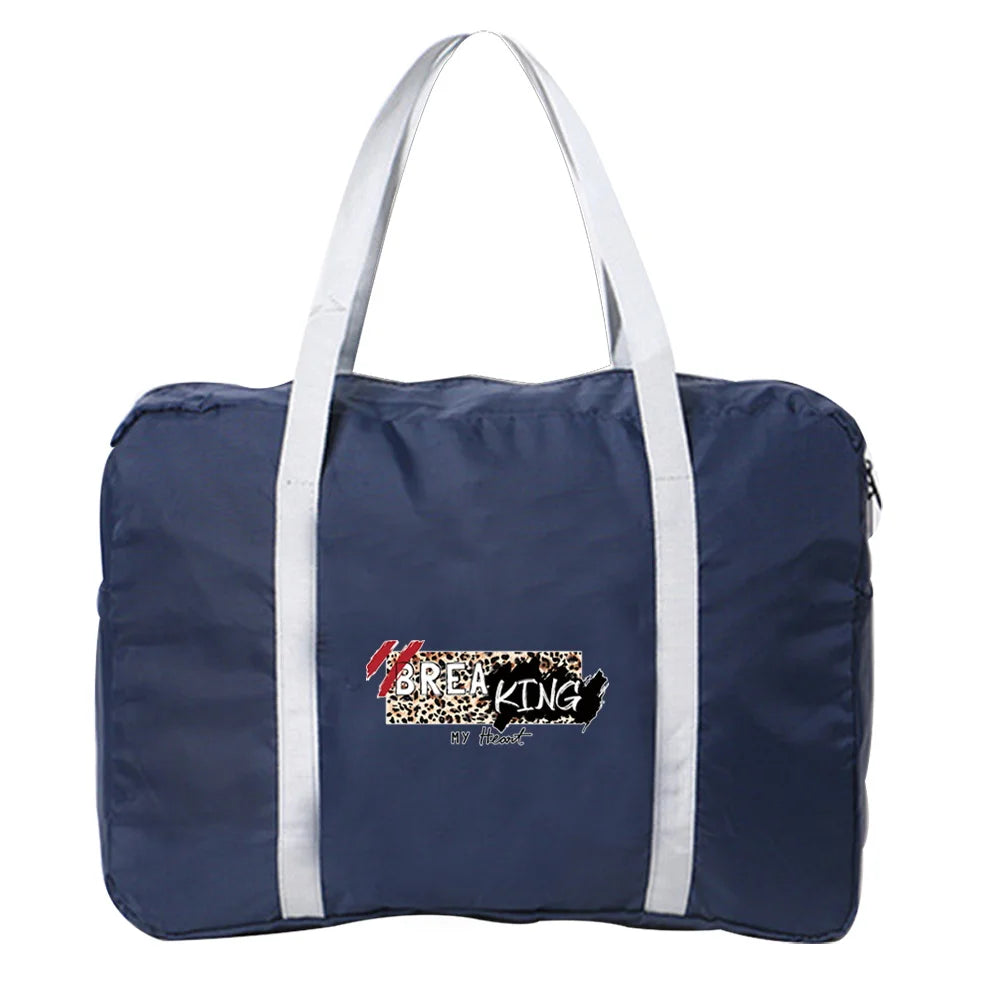 Leopard Series Print Large Capacity Travel Bag