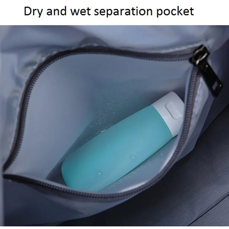 Women's Travel Shoulder Bag Large Capacity Wet and Dry Handbag
