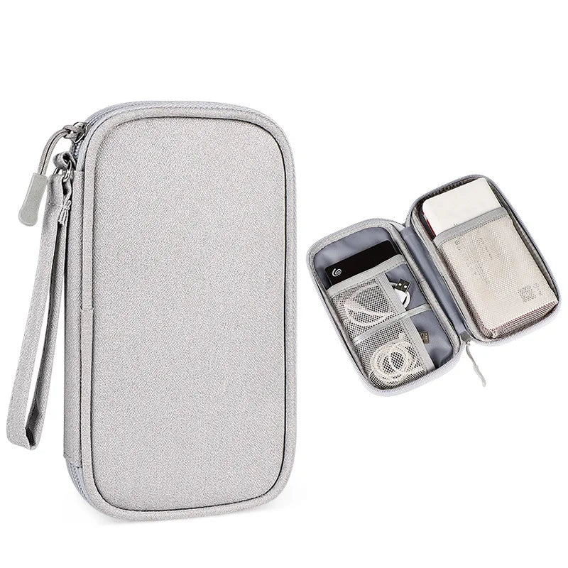 Travel Cable Organizer Bag Digital Storage Case Earphone Charger Pouch