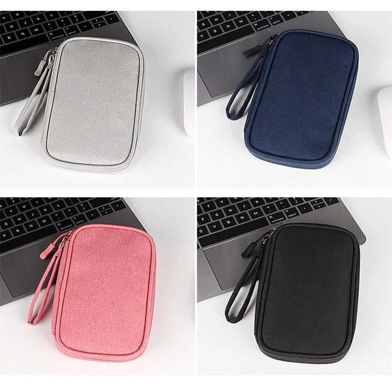 Travel Cable Organizer Bag Digital Storage Case Earphone Charger Pouch
