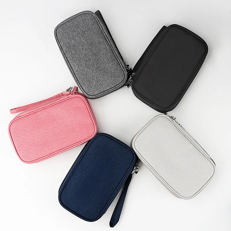 Travel Cable Organizer Bag Pouch Electronics Accessories Carry Case Waterproof
