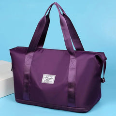 Dry Wet Separation Travel Duffel Bag Waterproof Handle Large Capacity