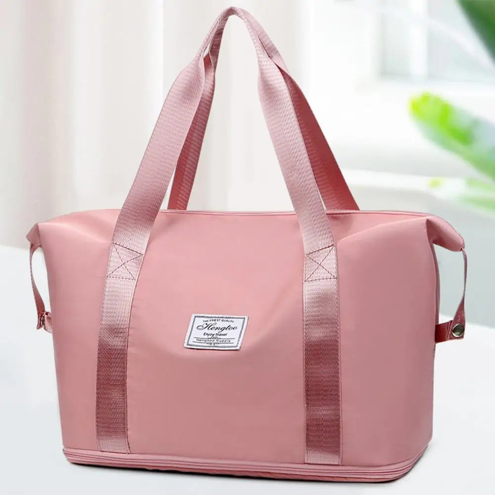 Dry Wet Separation Travel Duffel Bag Waterproof Handle Large Capacity