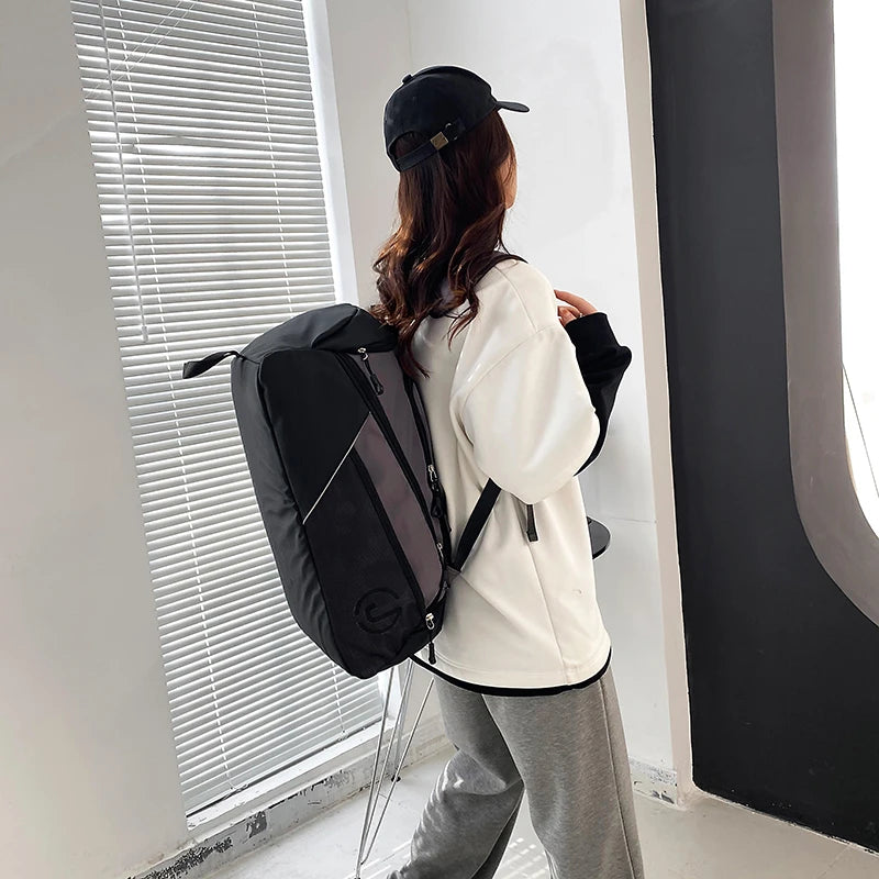 Unisex Fitness Gym Bag with Shoe Compartment & Wet Pocket