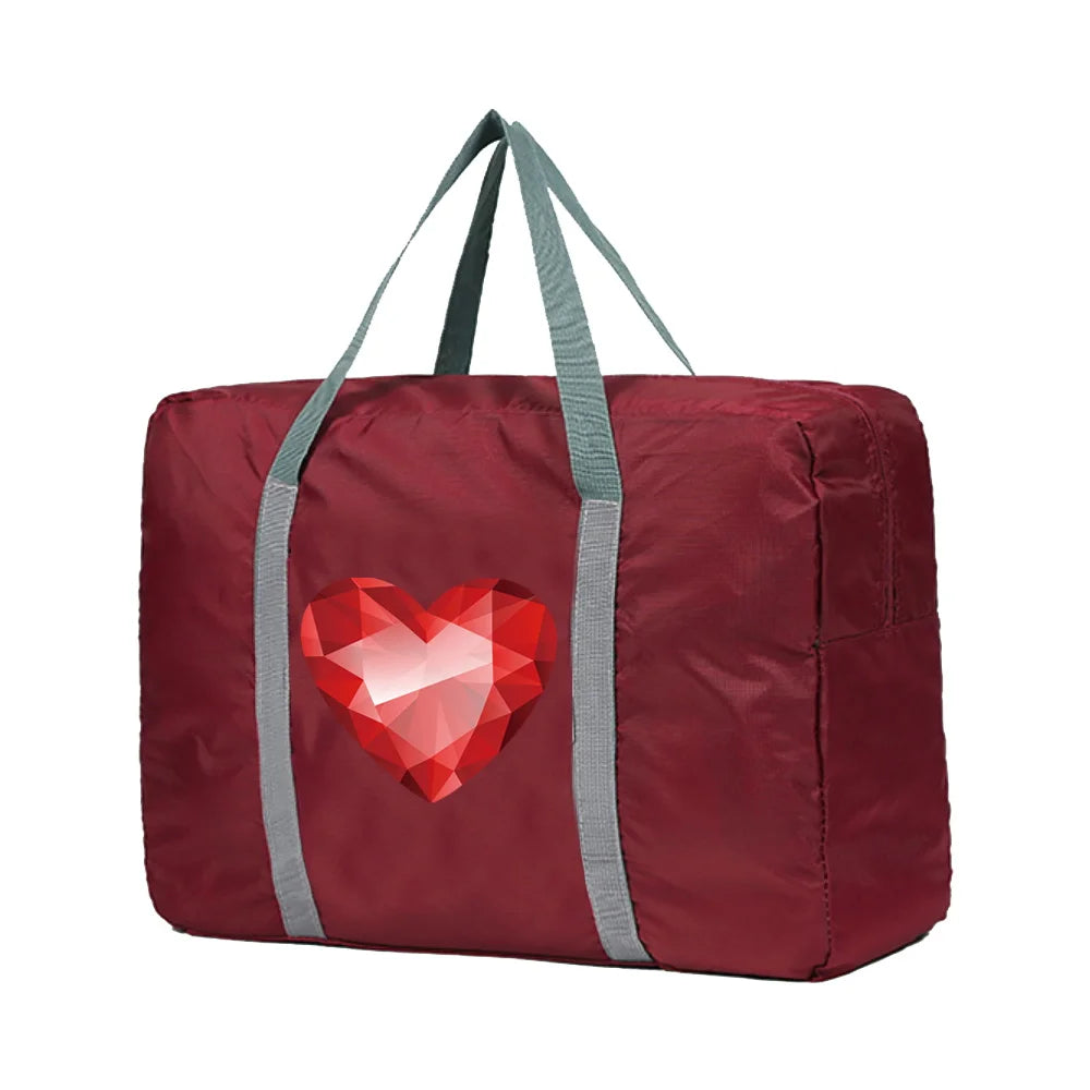 Travel Duffle Storage Bag Luggage Women Men Organizer Packing Pattern