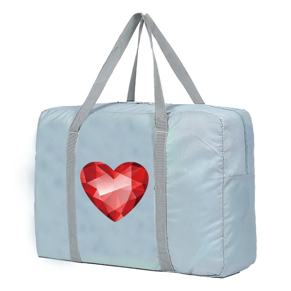 Travel Duffle Storage Bag Luggage Women Men Organizer Packing Pattern