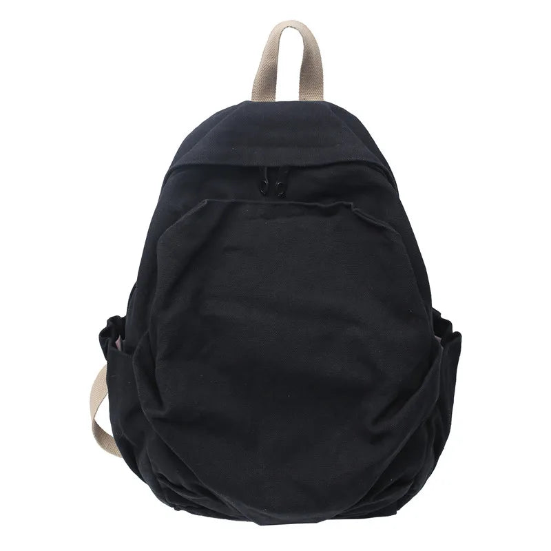 Canvas Travel Backpack for Teen Girls Schoolbags