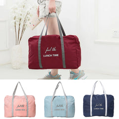 Food Series Print Travel Luggage Bag Women Outdoor Camping Organizer Handbag