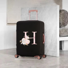 Rose Pink Letter Luggage Cover 18-32 Inch Travel Accessories