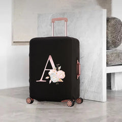 Rose Pink Letter Luggage Cover 18-32 Inch Travel Accessories