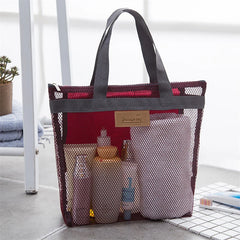 Large Capacity Travel Makeup Bag with Dry Wet Separation