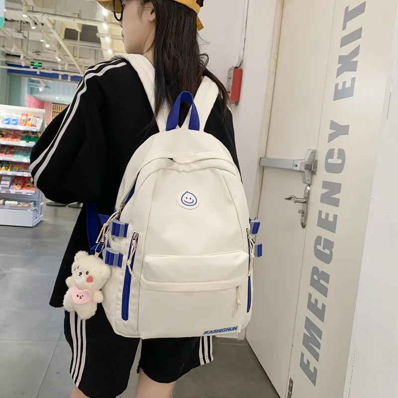 Teenagers Waterproof Schoolbags for Girls Large Capacity Backpack
