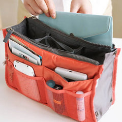 Travel Organizer Insert Bag Canvas Large Liner Lady Cosmetic Bags
