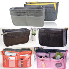 Travel Organizer Insert Bag Canvas Large Liner Lady Cosmetic Bags
