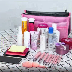 Travel Organizer Insert Bag Canvas Large Liner Lady Cosmetic Bags