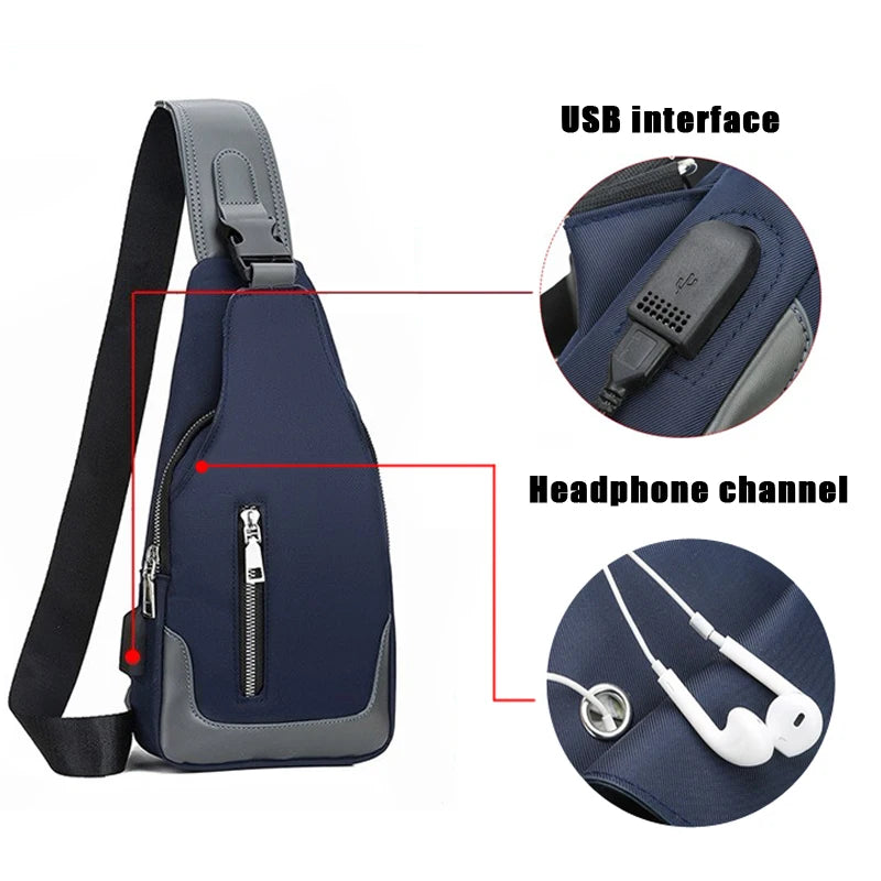 Oxford Cloth Shoulder Bag Large Capacity Messenger Bag G173