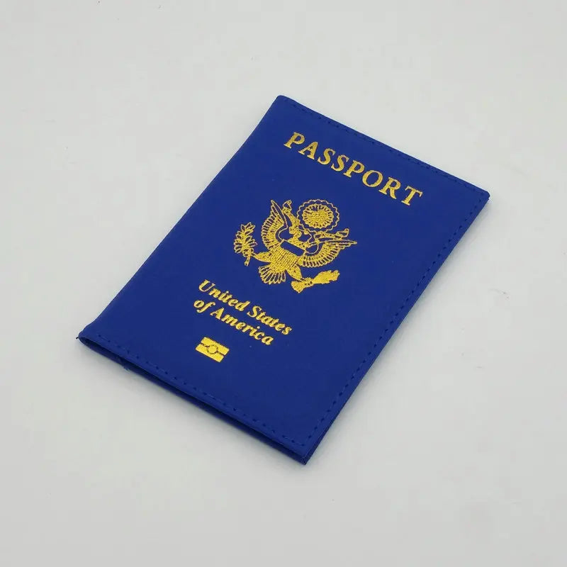Pink Passport Holder PU Leather Personalised with American Covers for Passport