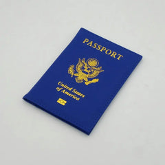 Pink Passport Holder PU Leather Personalised with American Covers for Passport
