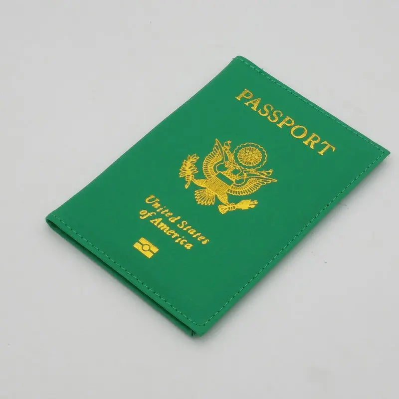 Pink Passport Holder PU Leather Personalised with American Covers for Passport