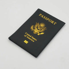 Pink Passport Holder PU Leather Personalised with American Covers for Passport