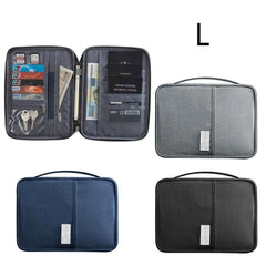 Travel Passport Holder Wallet with Multiple Compartments