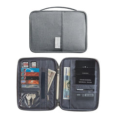 Travel Passport Holder Wallet with Multiple Compartments