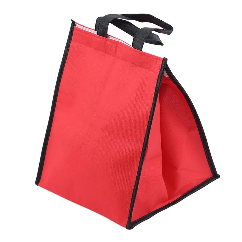 Travel Patchwork PVC Lunch Box Insulation Cooler Bag