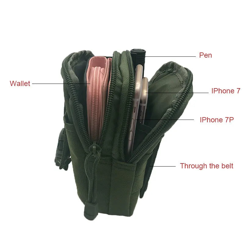 Waterproof Military Waist Pack Bum Bag Pouch