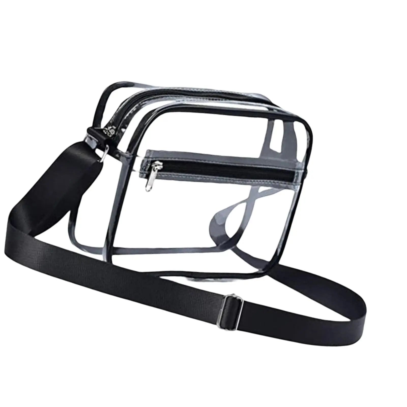 Clear Stadium Handbag Purse Toiletries Bag Travel Cosmetic Shopping Bag