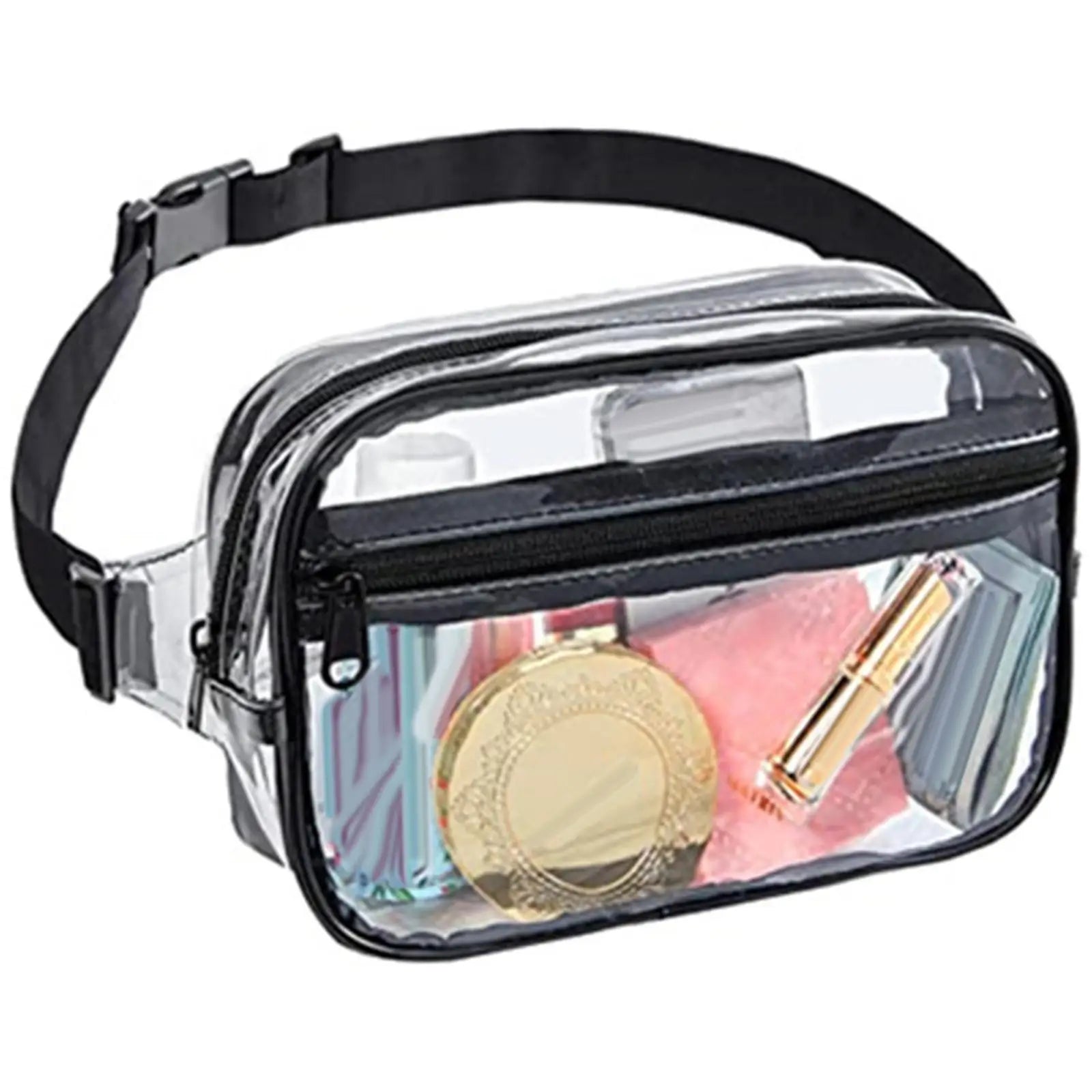 Clear Stadium Handbag Purse Toiletries Bag Travel Cosmetic Shopping Bag