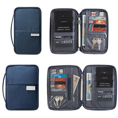 Family Passport Holder Travel Wallet RFID Blocker